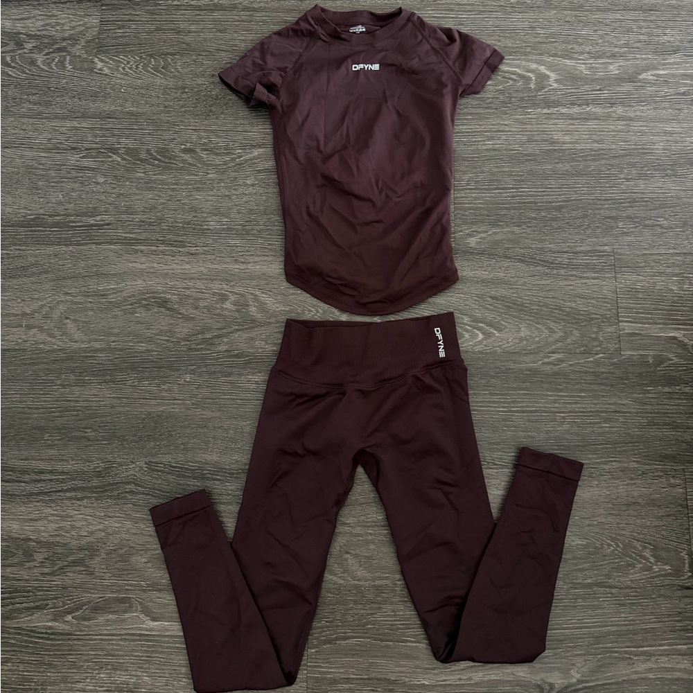 DYNF Impact Leggings & Tee Set